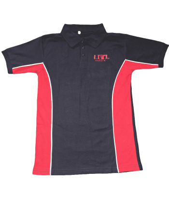PLAYERA POLO AZUL/ROJO
