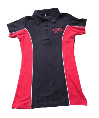 BLUSA POLO AZUL/ROJO