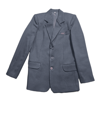 SACO AZUL CABALLERO LOGO PLATA